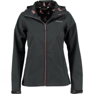 Chaquetas Ayacucho Calgary II Softshell Mujer Gris Oscuro - Chile LMQ970526